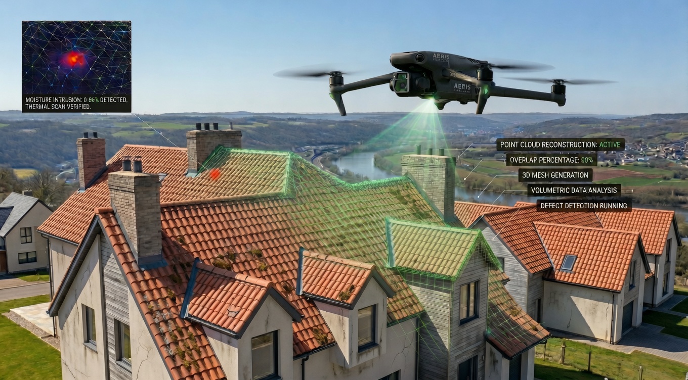 AERIS Intelligence - Audit de toiture par drone