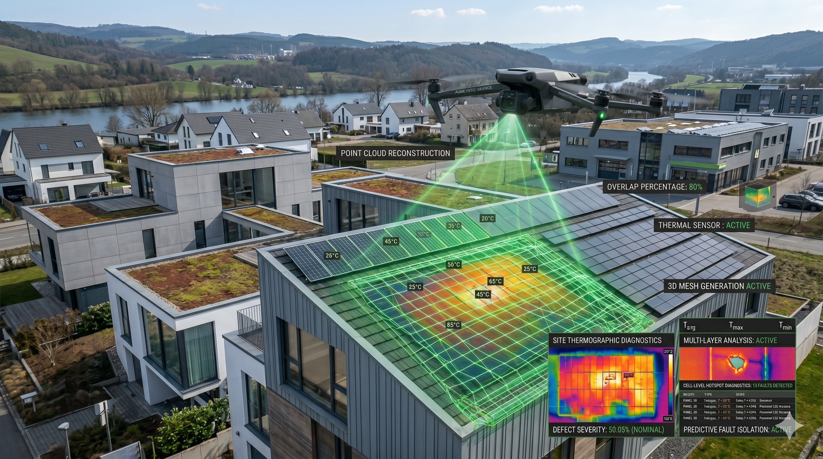 AERIS Intelligence - Thermographie drone photovoltaïque